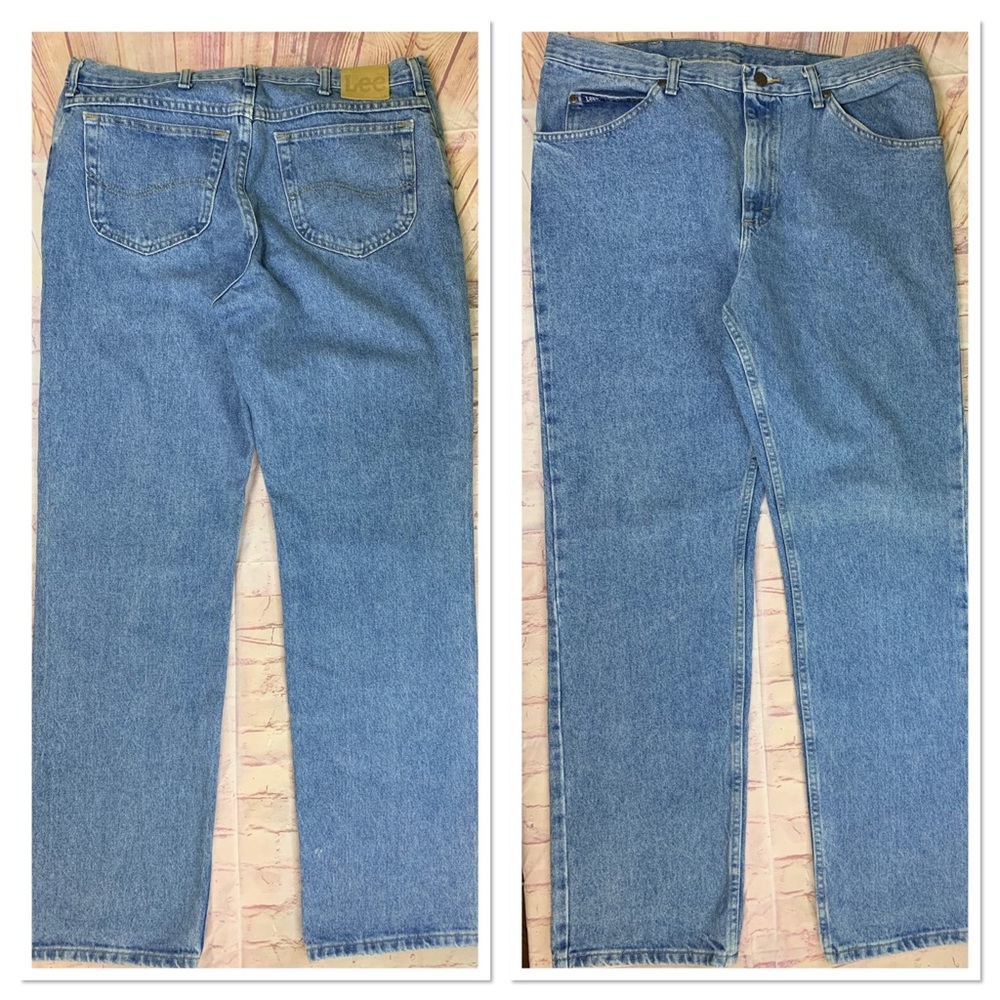 Vintage 90’s Size 38X32.5 Blue Jeans Tiny Blemishv